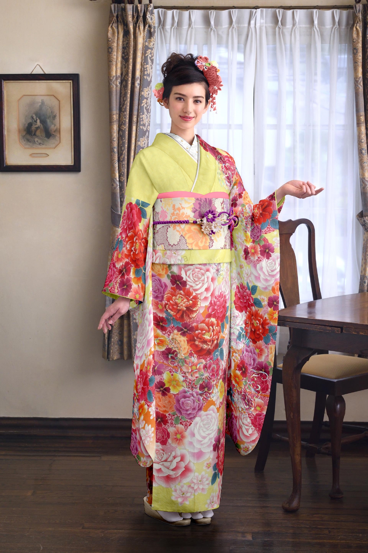 イエロー　バラ尽くし